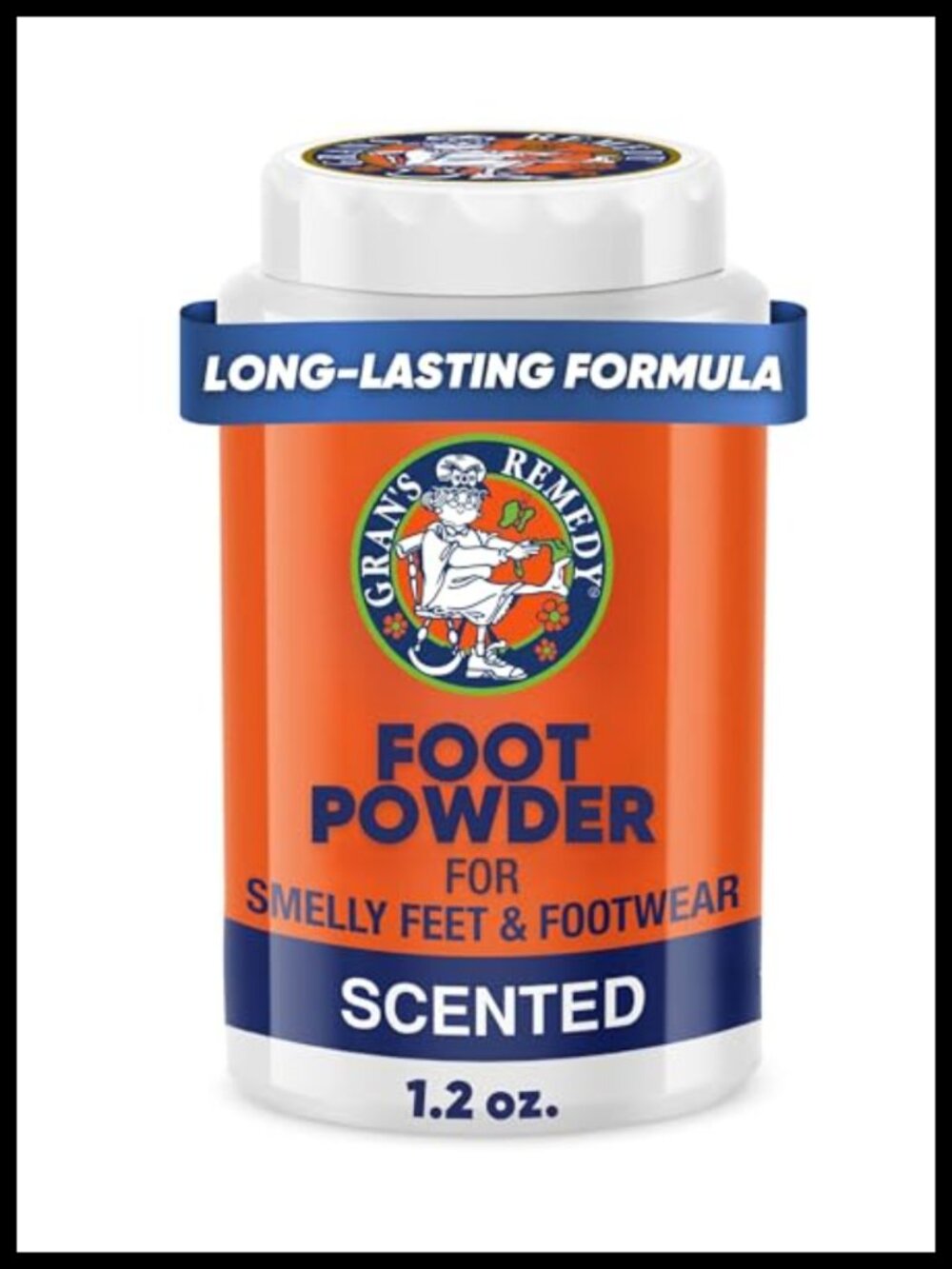 Citrus Foot Powder & Shoe Deodorizer - Odor Eliminating Shaker 1.2 oz